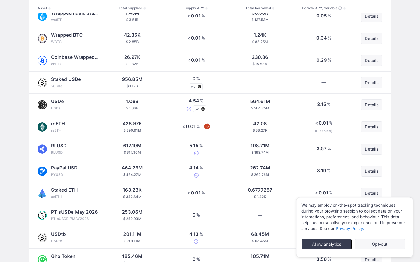 Aave - Landing page — scrolled 1