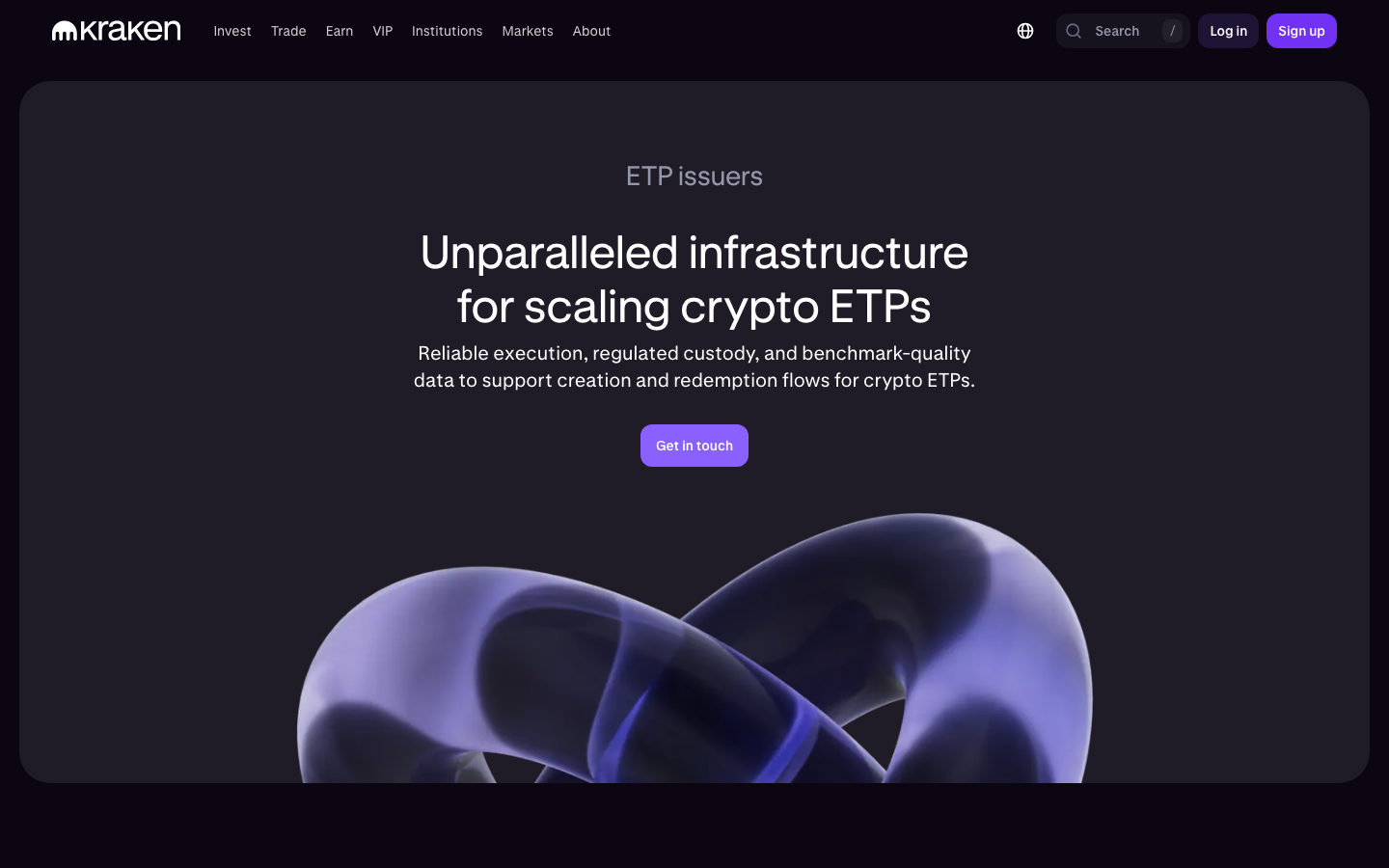 Kraken - ETP issuers