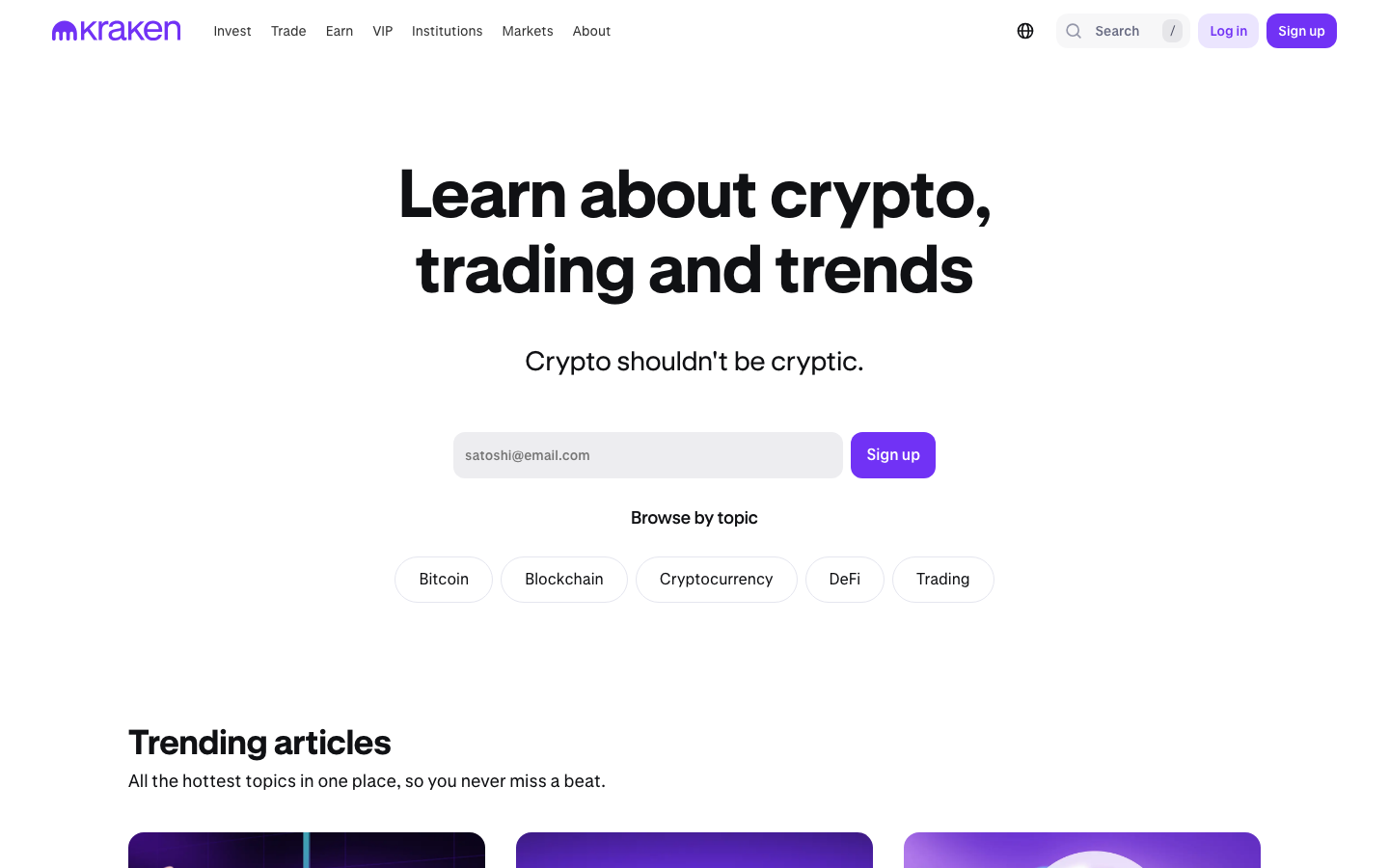Kraken - Learn About CryptoLearn crypto f