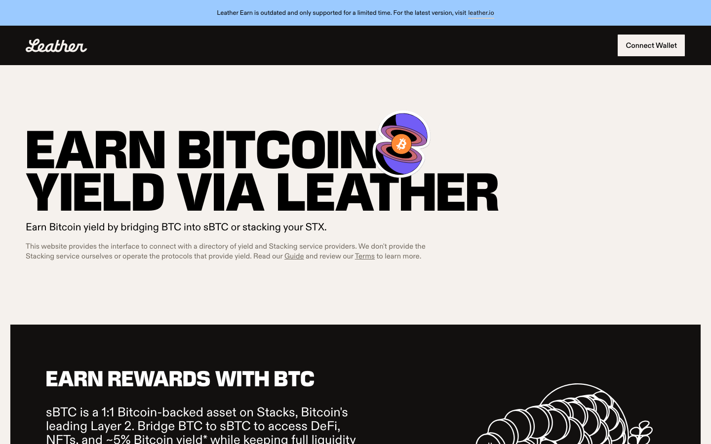 Leather - Cookie/overlay banner
