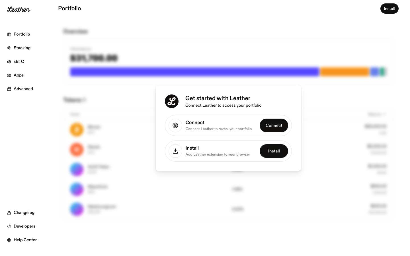 Leather — Portfolio
