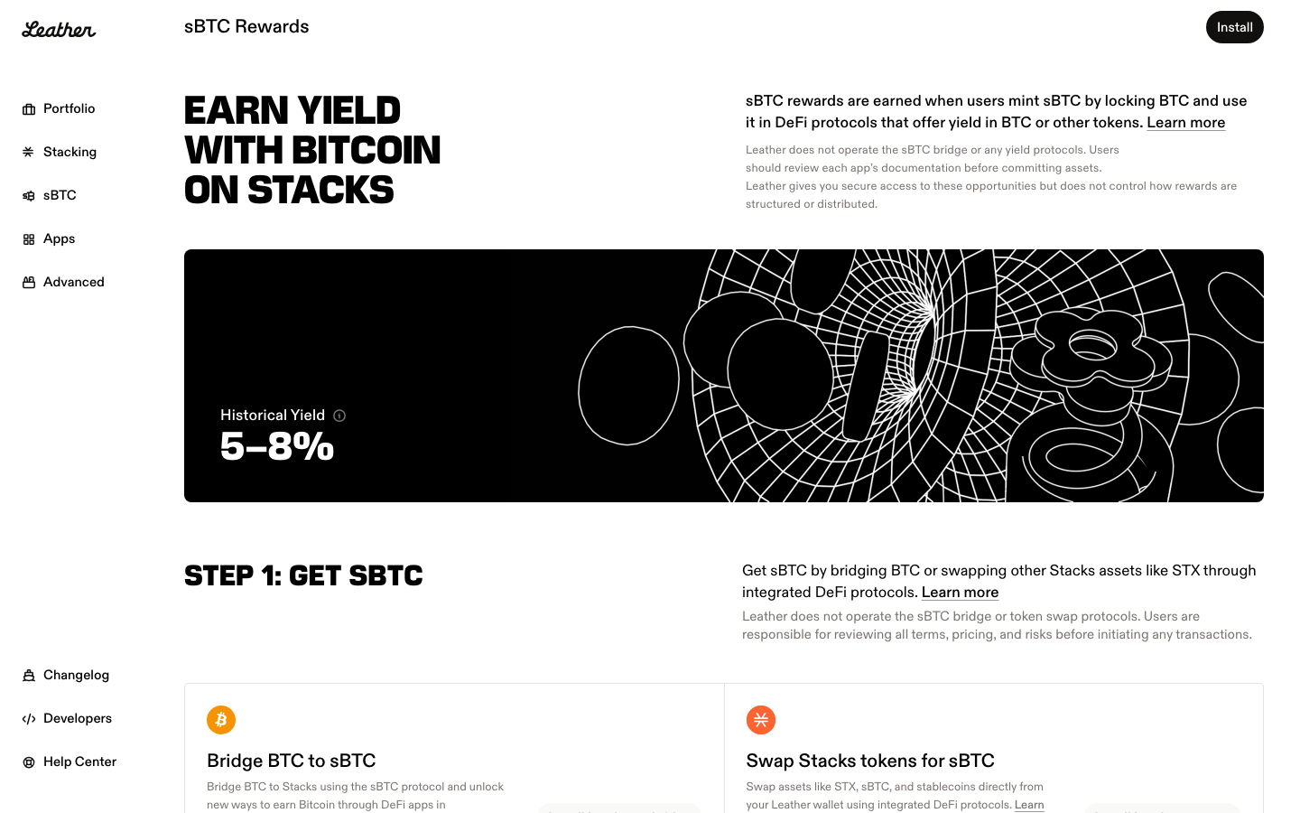 Leather - Cookie/overlay banner