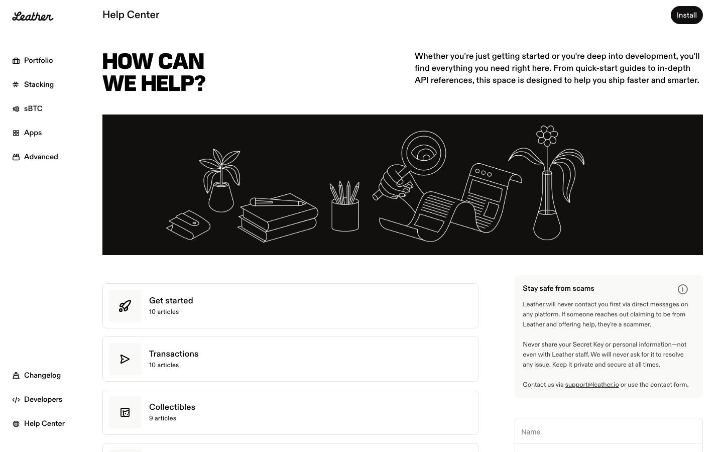 Leather - Help Center