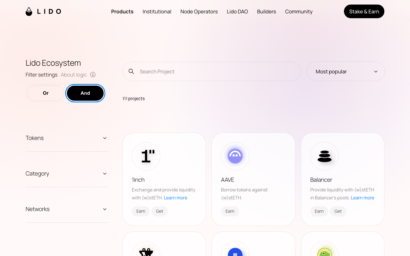 Lido — Explore ecosystem