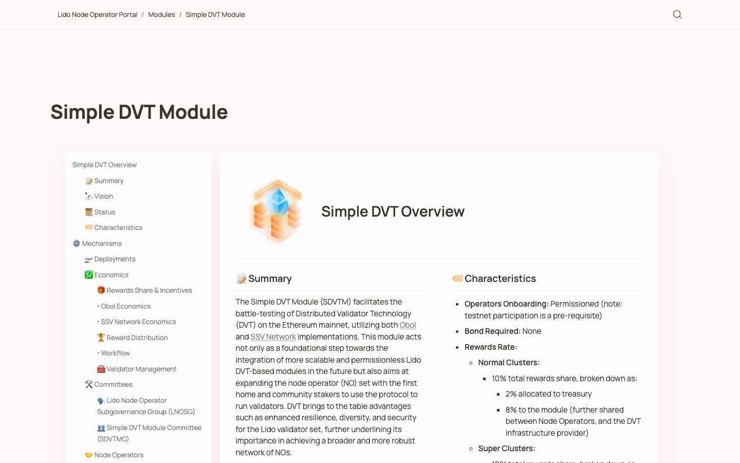 Lido - Simple DVTRun validators with others via SSV or Ob