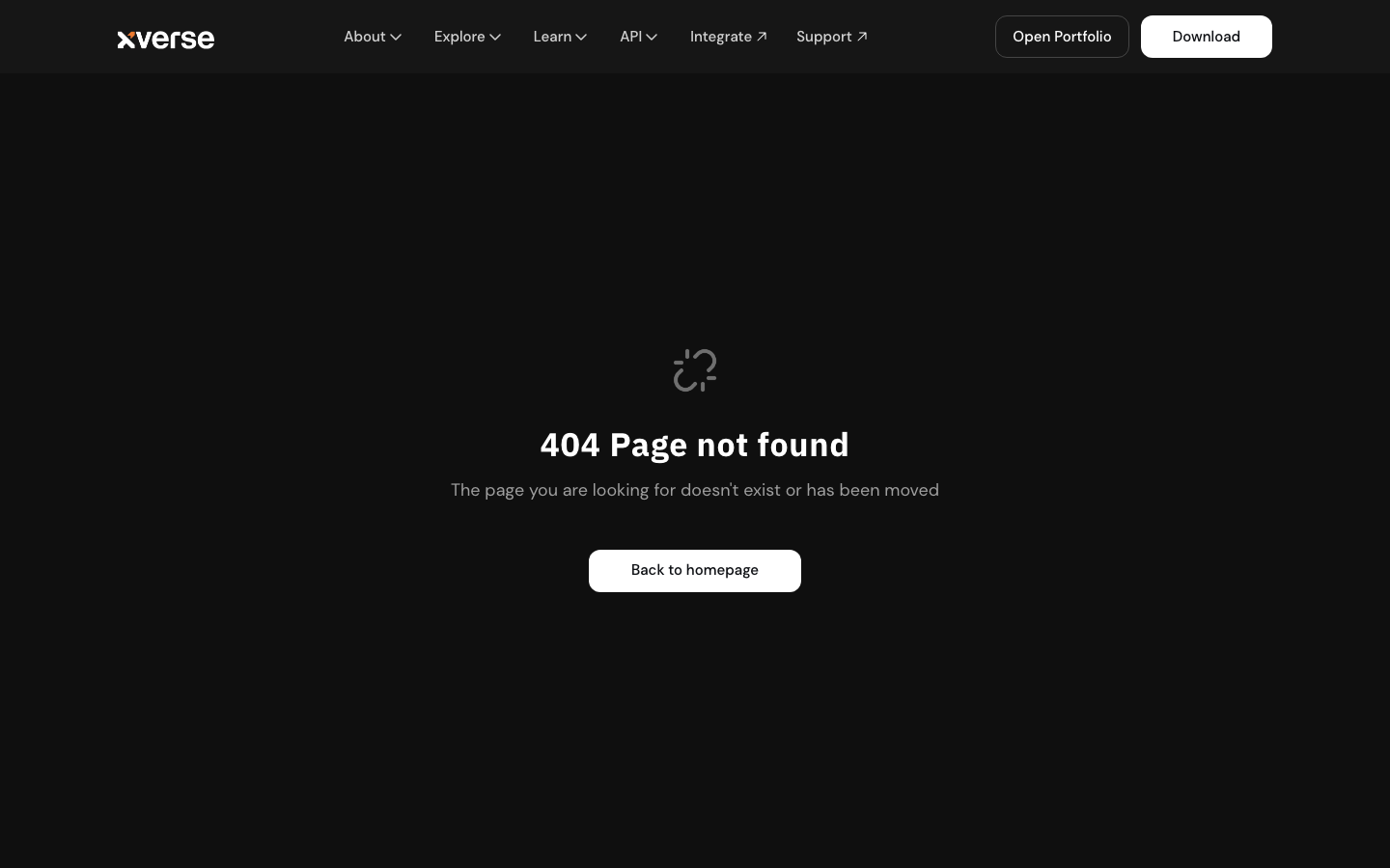 Xverse - this-page-does-not-exist-404-test page