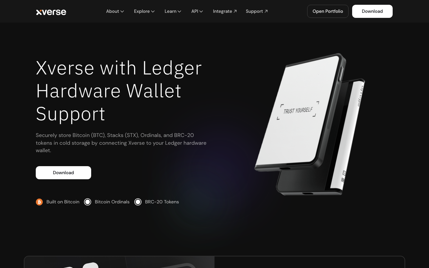 Xverse - Ledger support