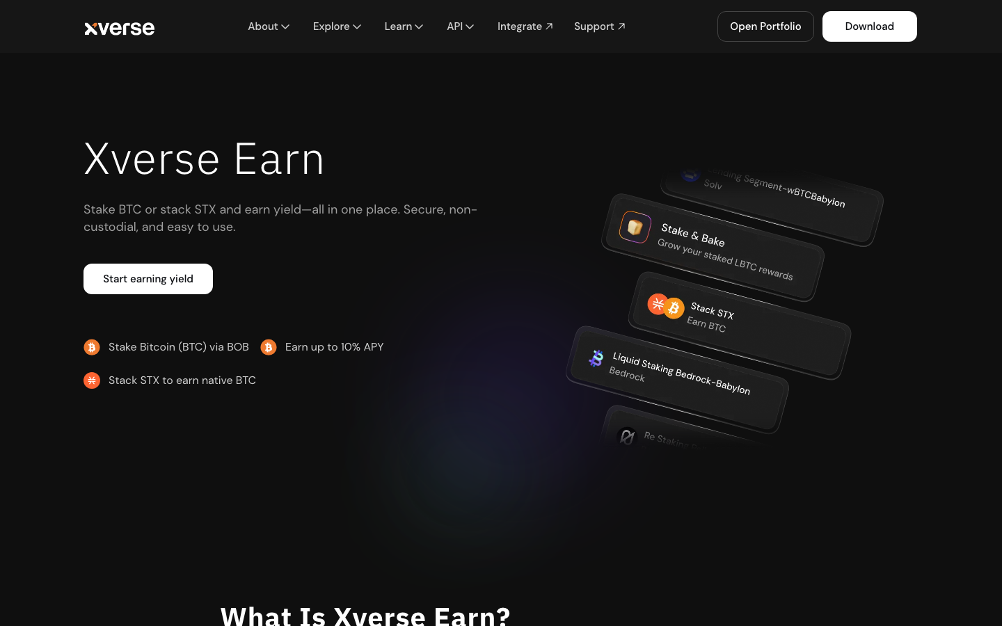 Xverse - Xverse Earn